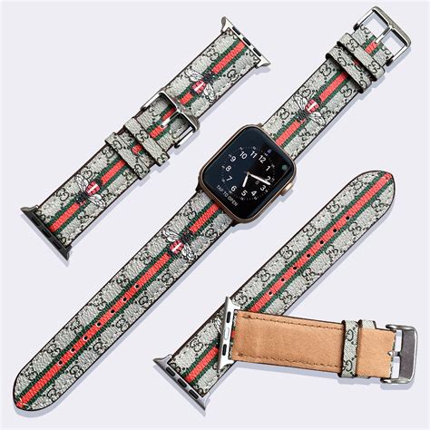 replacement gucci watch bands|authentic gucci apple watch band.